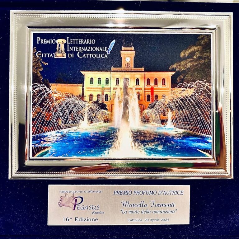 “La morte della romanziera” si aggiudica il Premio Profumo D’Autrice alla 16° Edizione Premio Letterario Città di Cattolica