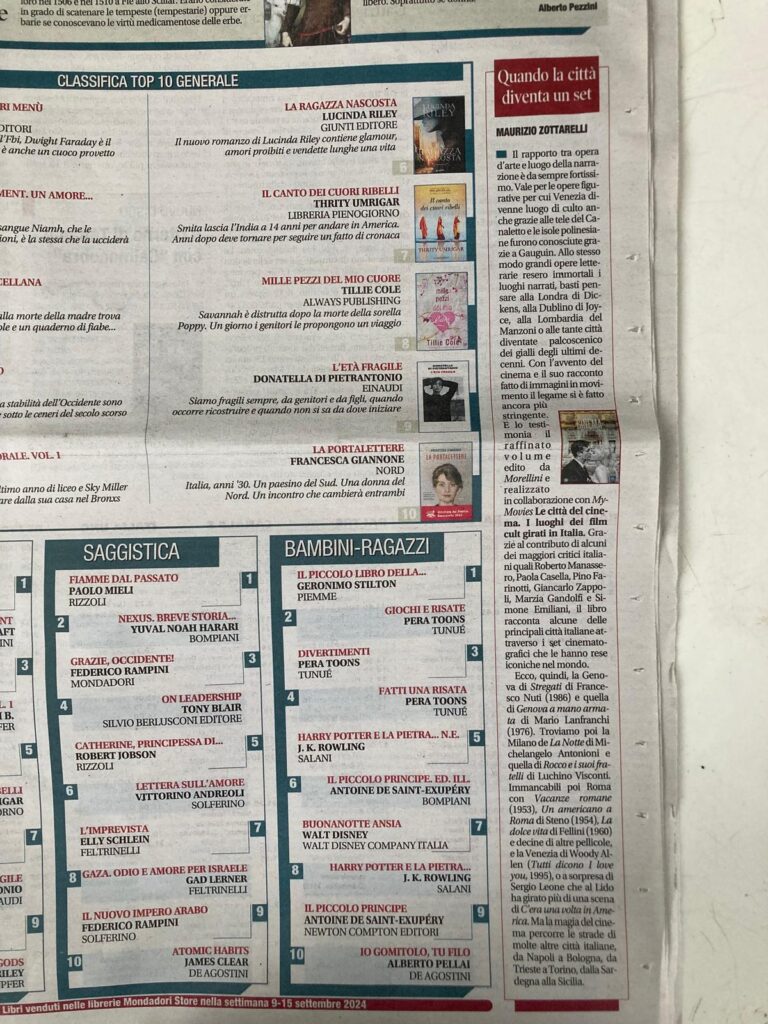 Libero, Visto, Radio Lombardia parlano di "Le città del cinema 1 Citta cinema Liberocompleto