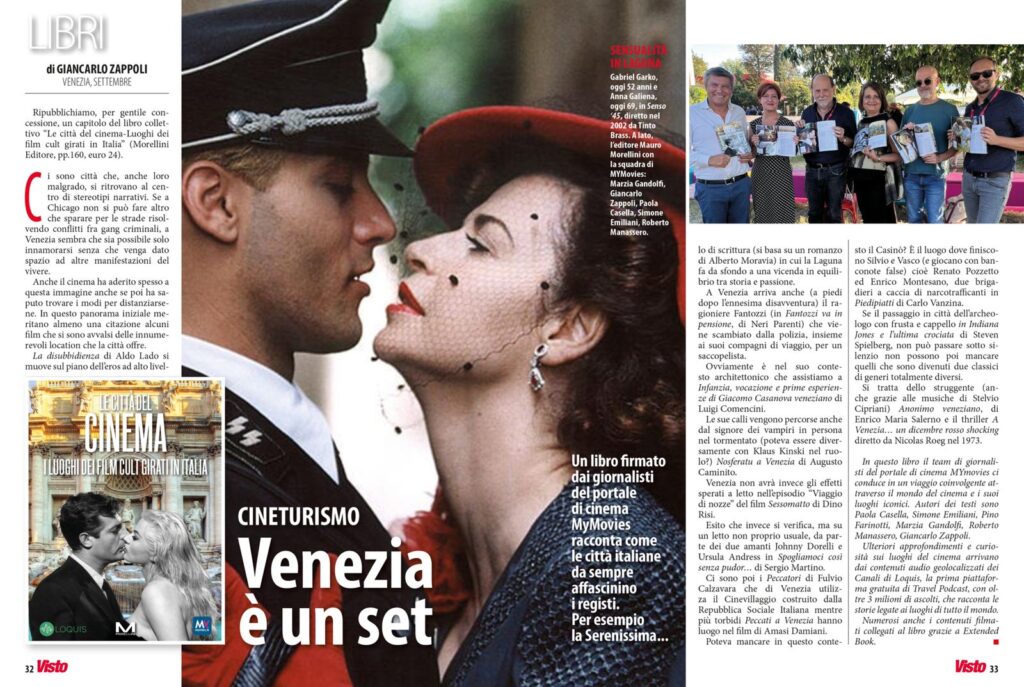 Libero, Visto, Radio Lombardia parlano di "Le città del cinema 2 Citta cinema su Visto