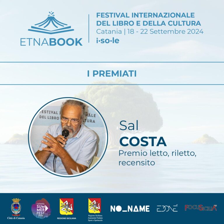 A Etna Book premio Letto,riletto, recensito per Sal Costa