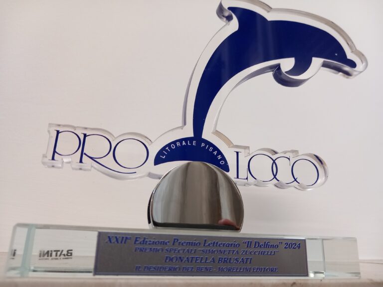 A Donatella Brusati il Premio speciale della giuria al concorso Il delfino per “Il desiderio del bene”