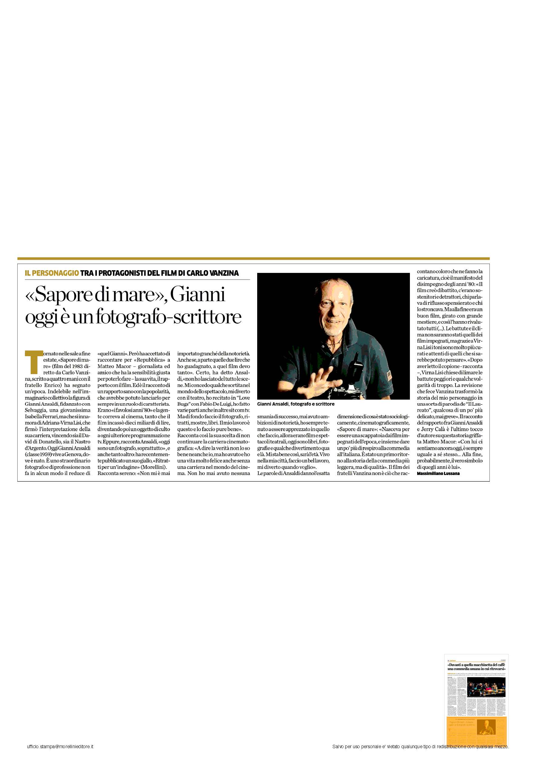 La rassegna stampa della scorsa settimana (18-24 nov 24) 3 2024 11 18 Ansaldi su LEco di Bergamo pag.30