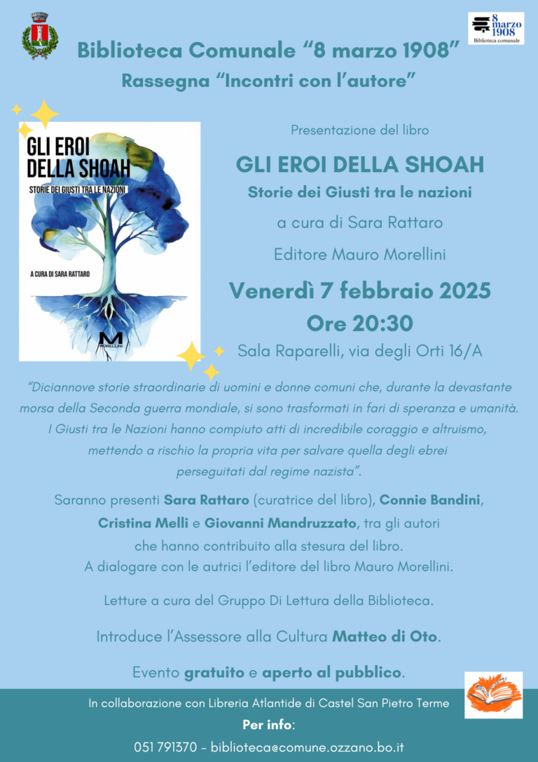 A Ozzano “Gli eroi della Shoah”