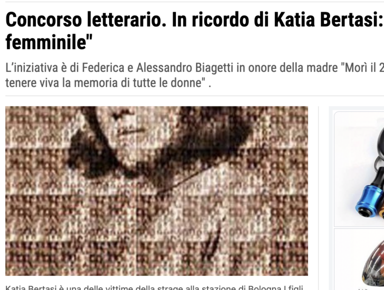 Su "Il Resto del Carlino" ampio servizio sul Concorso letterario "Katia Bertasi" 8 Screenshot 2025 03 16 alle 09.56.30